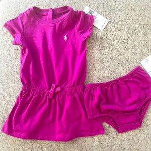 NWT** Ralph, Lauren, infant girl dress 6m